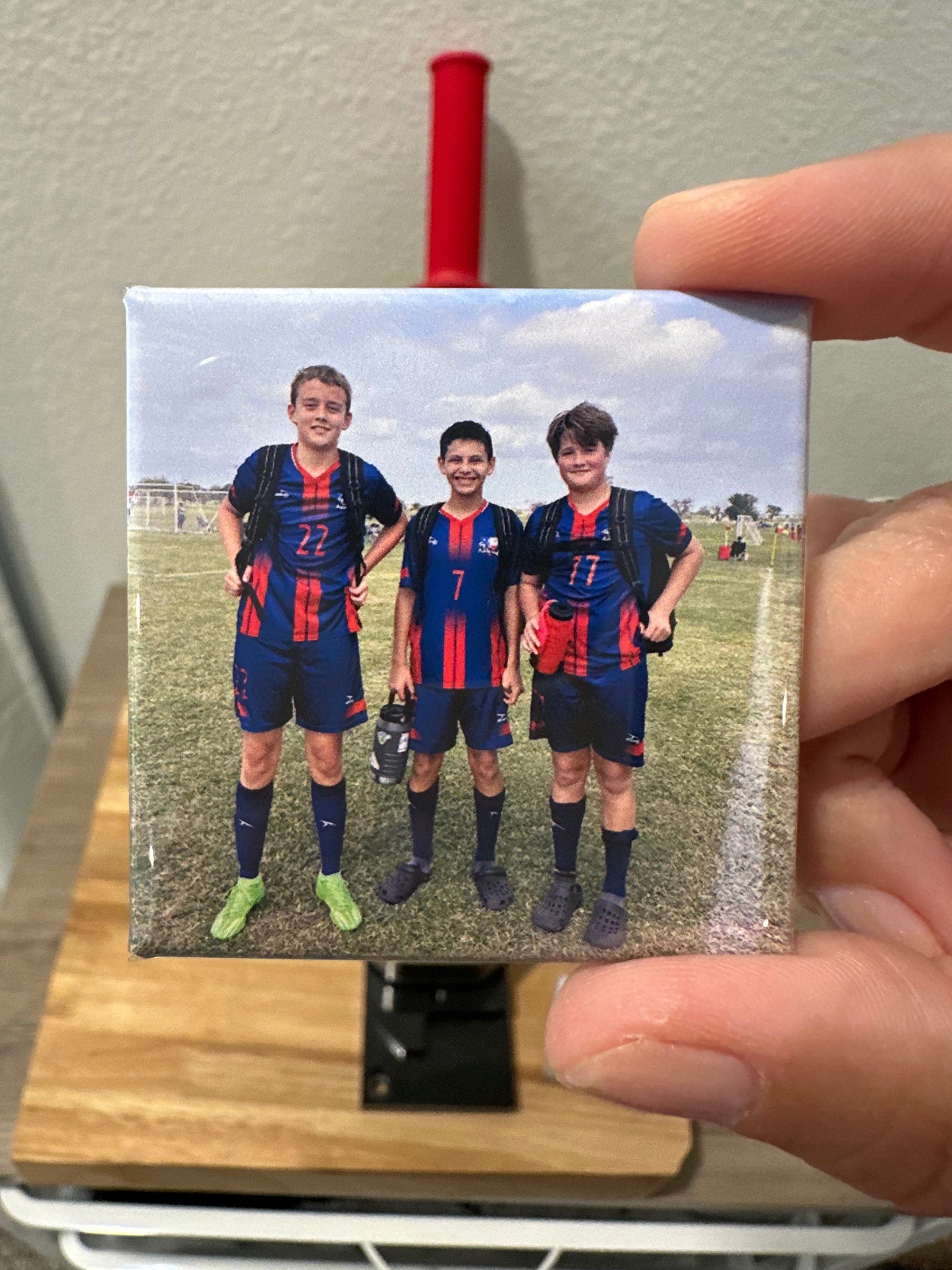 Set of 9 photo magnets